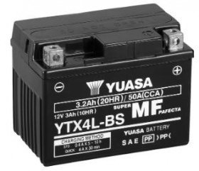 YTX4L-BS YUASA BATTERY & ACID PACK