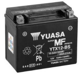 YTX12-BS YUASA BATTERY & ACID PACK 12BS
