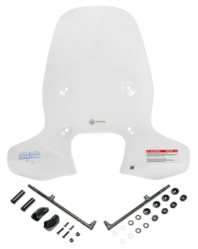 WINDSHIELD SCREEN KIT WITH INTEGRATED HANDGUARDS to fit PIAGGIO MEDLEY