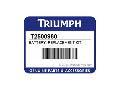 BATTERY, REPLACEMENT KIT T2500980