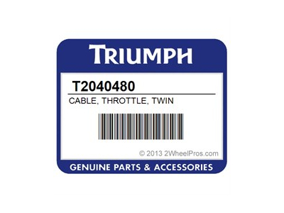 CABLE, THROTTLE, TWIN