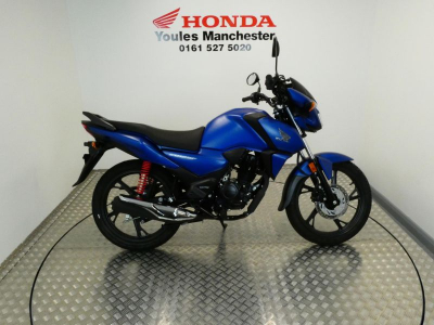 Honda CBF125MER (24MY) Colour:- Matte Marvel Blue Metallic (Blue B227)